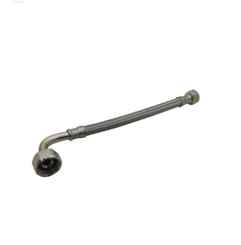 80 CM 1/2" 3/8" DİRSEKLİ ÇELİK SU FLEXİ